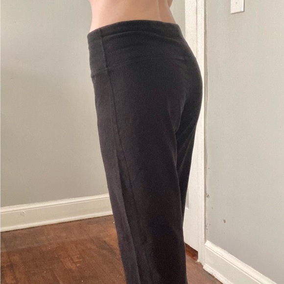DriWorks Athletic Wide Leg Black Pants Sweatpants Yoga Comfy Casual Sleep - Picture 9 of 9